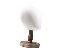 Generic Hat Stand Multifunctional Hat Display Stand Made of Wood Freestanding Manikin Head for Making for Boutique Fashion Store Home Decor, Brown