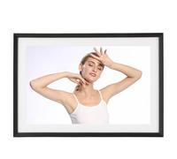 Generic HD 1280x800 Touch Screen Digital Picture Frame for Family Wireless Weather Forecasting (UK Plug)
