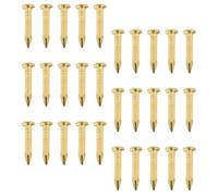 Generic Head Copper Nails Sturdy Copper Material 100pcs Sharp and Not Easy to Bend for Furniture Fixing and Woodworking Projects Suitable for Work and DIY Tasks