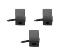 Generic Headless Guitar String Locking Nut 3pcs Metal Split Design Prevents String Slippage, Easy Portability for Bass and Electric Guitar for Repair and Live Performances