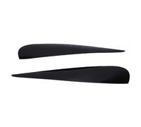 Generic Headlight Eyebrows Stylish Replacement Fit for Vauxhall Corsa D 2006-2014 Front Headlight Eyelid Cover Trim for Car Enthusiasts