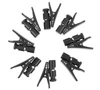 Generic Headphone Cable Clips That Keep Headset Stable and Prevent Winding Wires Black 8pcs Made of Sturdy Abs and PC Material, Multipurpose Cable Organizers for Connecting the Collar