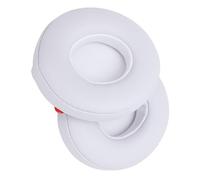 Generic Headphone Ear Pad Noise Isolation Memory Foam Leather Ear Cushion Replacement for Comfortable Sound Quality for Professional Users (White)