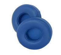 Generic Headphone Ear Pad Noise Isolation Memory Foam Leather Ear Cushion Replacement for Comfortable Sound Quality for Professional Users (Blue)
