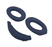 Generic Headphone Earpad Headband Pad Set Silicone Protective Cover for WH-1000XM4 WH-1000XM3 Headphones, Easy Installation, Headpad Protection, Comfortable Touch for Enthusiasts (Dark Blue)