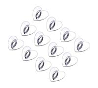 Generic Heart Cell Phone Ring Holder Adorable Metal Loop Stand for Beautiful DIY Accessories on Cellphone/Tablet 12pcs (Silver)