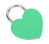 Generic Heart Lock, Compact Practical Lock Comfortable with Key for Diary for Jewelry Box for Small Luggage (Green)