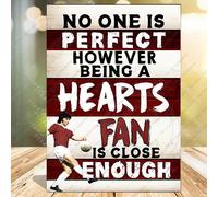 Generic Hearts football - Perfect Hearts Supporters, Hearts Fan Gift Novelty, Wooden Plaque (20 * 15 cm)