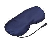 Generic Heated Eye, Multifunction Silk Temperature Timer Control 3 Speeds Adjustment USB Eye Dark Blue for Sleeping