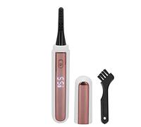 Generic Heated Eyelash Brush, Time Savings Portable Fast Heating Adjustable Temp C Type C Charging Electric Eyelashes for The House for The House. (White)