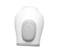 Generic Heated Hand Massager, Cordless Finger and Palm Massager with Heating Function, Ergonomic and Easy Grip, Suitable for Relaxation at The Office, Light Gray