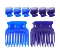 Generic Heated Roller Clips Hot Curler Clamp 8 Pieces Medium Size Heat Insulation Hair Styling Claws for Salon Hairdressing and Hair Care