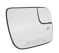 Generic Heated Side View Mirror Glass Clear Vision with Heating Function Fit for Ford Explorer 2011-2017 ABS Material 1 X Lens 2 X Holders (Right)