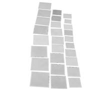Generic Heated Stencils Template Set 27Pcs for BGA Chips Reballing, Suitable for Desktop Laptop Repair