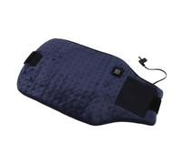Generic Heating Waist Wrap Adjustable Temperature Portable USB Powered Fast Heating Belt for Camping Fishing Insulated Belt (Navy)