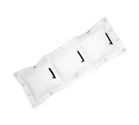 Generic Heavy Canvas Wing Chun Wall Target Sand Bag for Sanda Training, Durable 15.7x15.7in Boxing Sand Bag, Light Beige (3 Bottles Per Shelf)