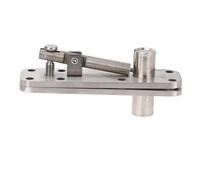 Generic Heavy Duty 180 Degree Rotating Stainless Steel Door Hinge for Concealed Bookcase Doors 600LBS Load, Rustproof Brushed Finish, Easy Adjustment for Wood/Aluminum Doors Home Use