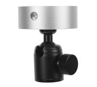 Generic Heavy-Duty Ball Head Tripod Adapter Convenient and Reliable for Mini Pipe Adapters, 1 X Ball Head Stand Adapter, 1 X Mounting (Silver)