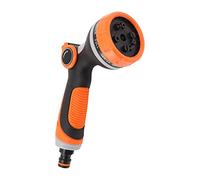 generic Heavy Duty Garden Hose Nozzle Sprayer, 10-Pattern High Pressure Water Hose Nozzle with Ergonomic Grip & Locking Thumb Control, for Watering Plants, Lawn, Car Wash