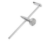 Generic Heavy-Duty Plasterboard Saw with Adjustable Pivot Point for Accurate Round Hole Drilling in Dry Wall Material, Stainless Steel, 1 X Circle Cutter, Suitable for Home Renovation Projects