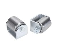 Generic Heavy Duty Sliding Trailer Wheels, 2 Steel Rollers with Ball Bearings for Long-Term Protection, Suitable for Driving on Rainy or Sunny Days