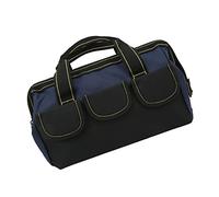 Generic Heavy Duty Tool Bag Multiple Pockets Oxford Cloth Large Space Home Tool Storage Bag (Blue Black)