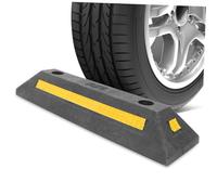 Generic Heavy Duty Wheel Stoppers for Garage Parking with Resistant Rubber Parking Block and Weighted Wheel Stops for Garage