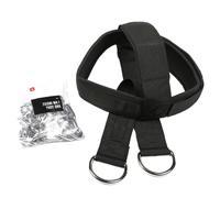 Generic Heavy Duty with Shoulder Weight Training Polyester and Pu Material Head and Neck Trainer Neck Harness Fitness Equipment for Adults