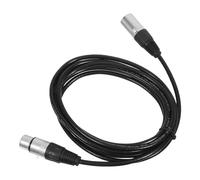 Generic Heavy Duty Xlr Male to Female Mic Patch Cord Balanced Audio Extension Cable for Studio Recording Live Performance Mixer and Amplifier Black
