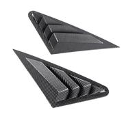 Generic Heck Side Window Cover Cover, Scratchproof on the Left Right Episode Rear Window Air Ventilation Shoe Shadow Sporty Look for 8V Sedan 2013 to 2020 (Carbon Fiber Pattern)