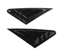 Generic Heck Side Window Cover Cover, Scratchproof on the Left Right Episode Rear Window Air Ventilation Shoe Shadow Sporty Look for 8V Sedan 2013 to 2020 (Glossy Black)