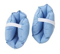 Generic Heel Cushion Protector Pillow Adjustable Heel Ankles Protector Relieves Pressure Soreness Pain Machine Washable with Soft Polyester Fiber Padding for Recovery from Injury (Sky-Blue)