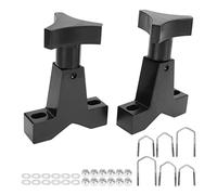 Generic Hi Lift Jack Mount, 1in to 2.5in Square/Round Tube, Alloy Steel, Black, UTILITY_JACK