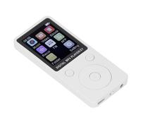 Generic HiFi Music Player Compact Digital MP3 Player with 1.8 Inch Color Screen for Outdoor Activities and Learning 128GB Support (White)