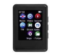 Generic HiFi Sound MP4 Music Player with Bluetooth 5.0 Touch Screen Functions for Running and Walking (16G Small Memory Card)