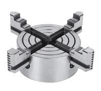 Generic High Accuracy 4 Jaw Chuck 125mm Metal Lathe Chuck Durable Cast Iron Material for Irregularly Shaped Workpieces CNC Milling Machine