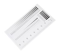 Generic High Accuracy Plastic Ruler for Defect Detection Wear-resistant Material and User-friendly Design, for Industrial Flaw Measurement and Sec Size Estimation