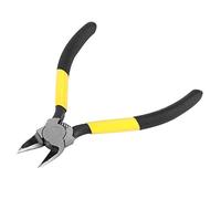 Generic High-Carbon Steel Diagonal Pliers 5" Non-Slip Grip Cutting Tool for Plastic and Copper Wire Application Yellow Black 1 Pack