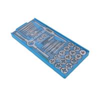 Generic High Carbon Steel Tap and Die Set with 40 Pieces for Fine Thread Tapping and Die Operations in Various Settings