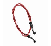 Generic High Class Quality 50cm - 120cm Colorful Motorcycle Braided Steel Brake Clutch Oil Hose Line Pipe with 10mm Banjo Dia, 28°Banjo Bolts, Suitable for Most Bikes, Enduro, Motocross (600mm)