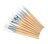 Generic High-Density Microfiber Wool Brushes Thick Aluminum Tube for Beauty Salons 10pcs