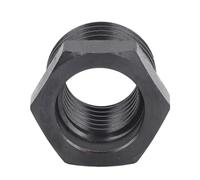Generic High-Efficiency Lathe Chuck Adapter 45 Steel 33mm Male to 25mm Female Thread for Woodworkers 1 Unit