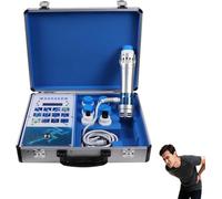 Generic High-Efficiency Physical Shock Wave Machine for ED Therapy, Pneumatic Electromagnetic Shockwave Device with Versatile Massage Heads, Reliable Pain Relief Massager for Neck, Back, Shoulder