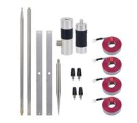 Generic High-Frequency Antenna Kit 7-54MHz 200W Outdoor GP Telescopic Antenna SSB CW FM for Field/Emergency/Training/Outdoor