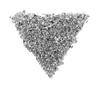 Generic High Gloss Silver Crushed Glass Gems 1-3mm 200g for DIY Nail Art Glitter Shards Epoxy Resin Craft Painting Materials