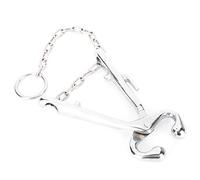 Generic High Performance Cow Nose Pliers Stainless Steel Automatic Locking for Cattles Traction Clamp 7.9" Cow Nose Pliers Ideal for Handling