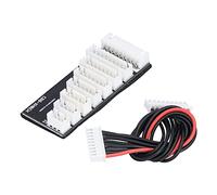 Generic High-Performance Parallel Balance Charging Board, Suitable for 2S-8S Lithium Batteries, Ideal for Model Airplane Charging, Made of Impact-Resistant ABS, Includes Module and Line