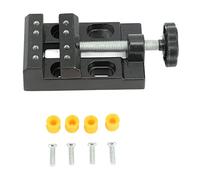 generic High Precision Aluminum Alloy Mini Bench Vice Clamp - Portable Manual Table Vise for DIY Sculpture, Carving, Craft & Model Making with Secure Grip