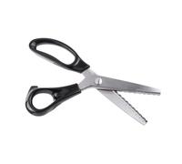 Generic High-Precision Fabric Pinking Shears with 7mm Edge for Tailoring and Dressmaking 23cm (7mm)