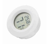 Generic High-Precision Reptile LCD Hygrometer and Thermometer Combo Durable Mini Digital Temperature Humidity Meter for Reptile Enclosures (White)